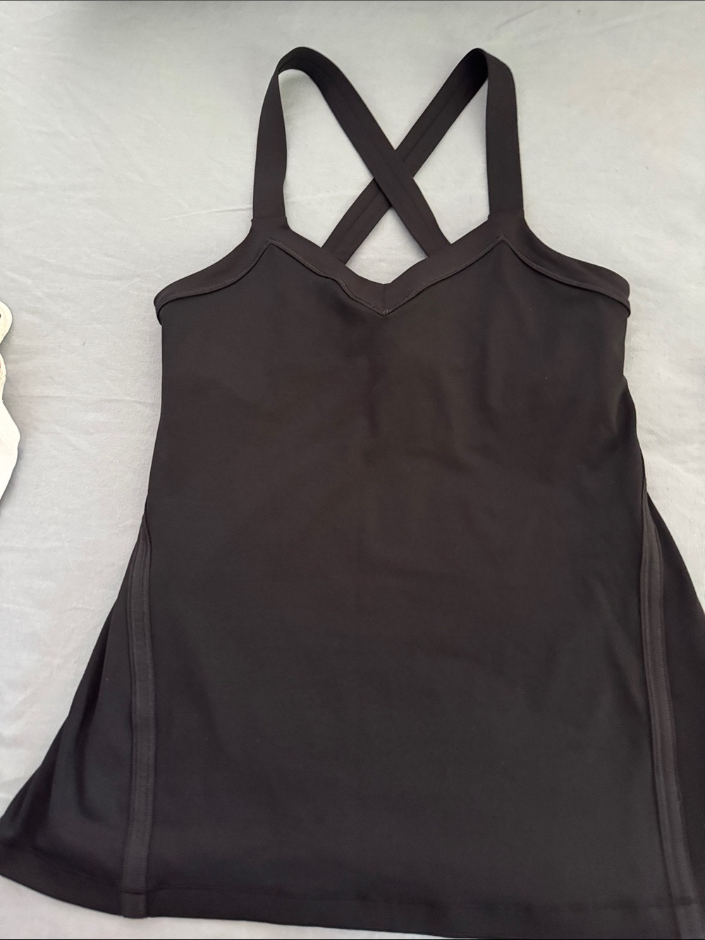 lululemon athletica Black Crisscross Active Tank